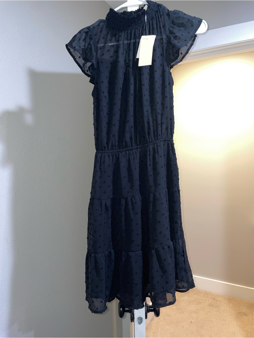 Monteau Black and White Ruffled Sundress